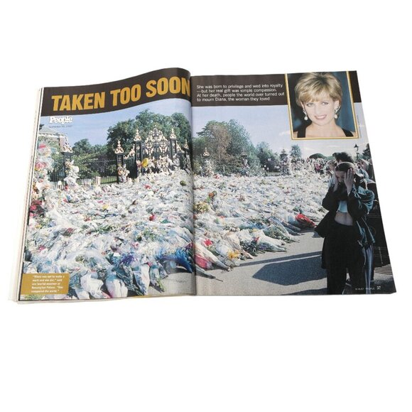 Vintage 1997 People Magazine Diana Princess of Wales 90s Fashion Royal Family - Picture 5 of 12